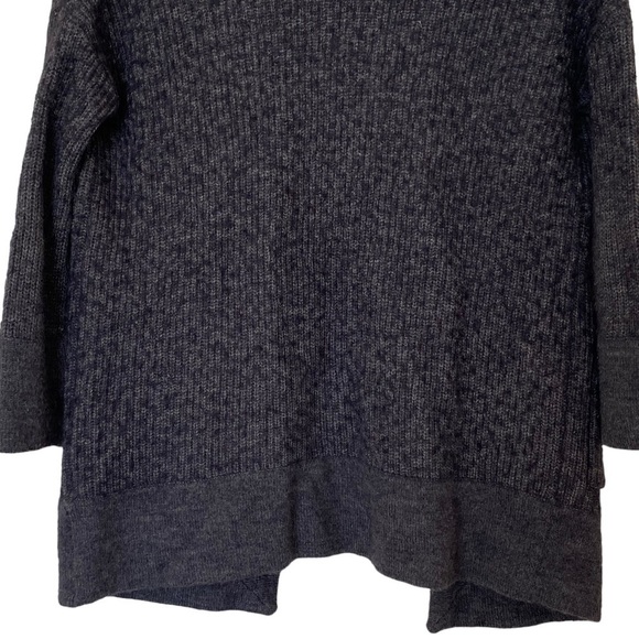 J. Crew Ribbed Open Front Alpaca Merino Wool Blend Cardigan, Size X-Small - Picture 7 of 9